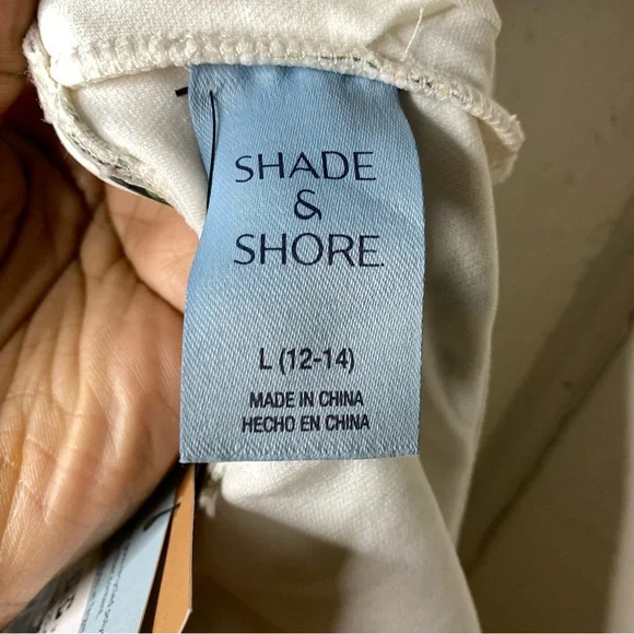 NWT Shade & Shore size L : floral tummy control full coverage one piece swimsuit - Picture 8 of 11